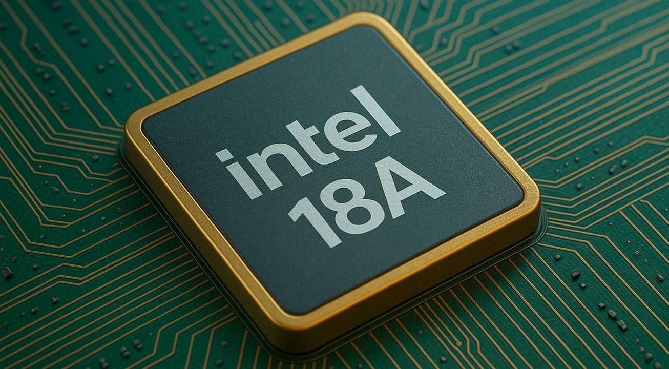 Microfotografía nodo 18A Intel