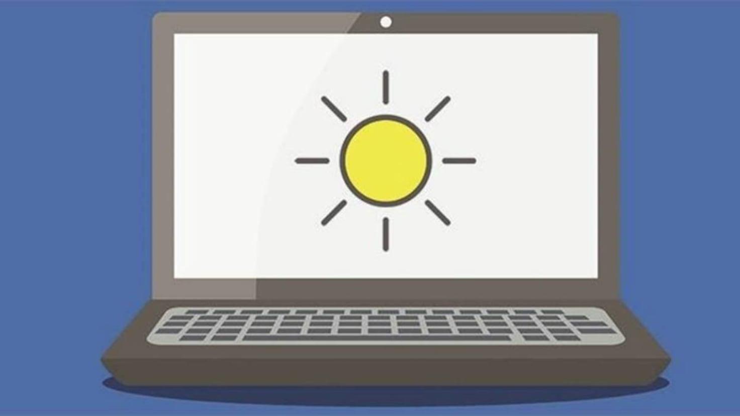 Opciones de brillo Windows 10