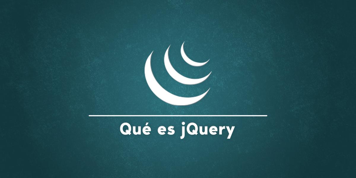 Imagen genérica sobre jQuery en desarrollo web