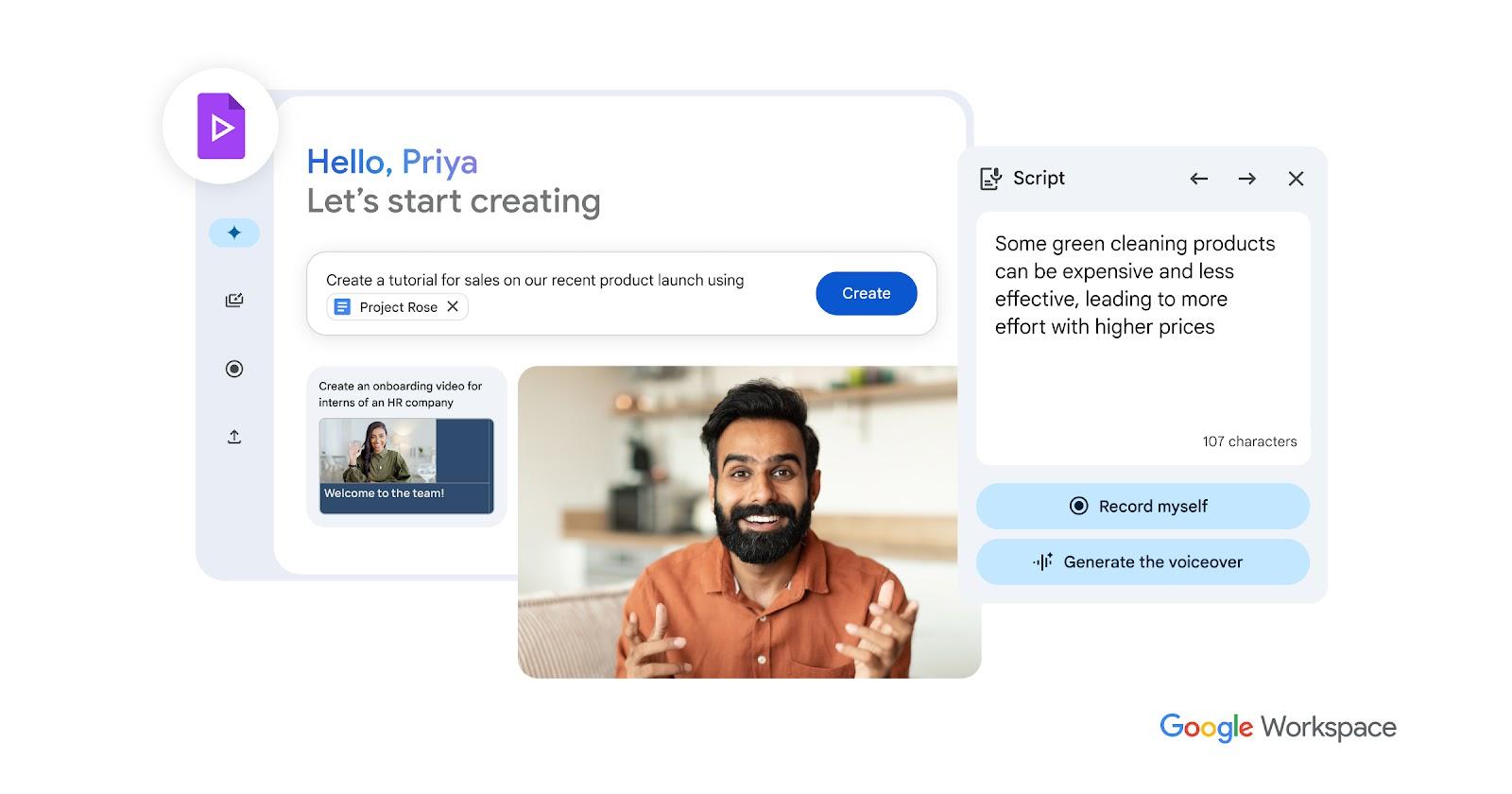 Google Vids app de video con IA