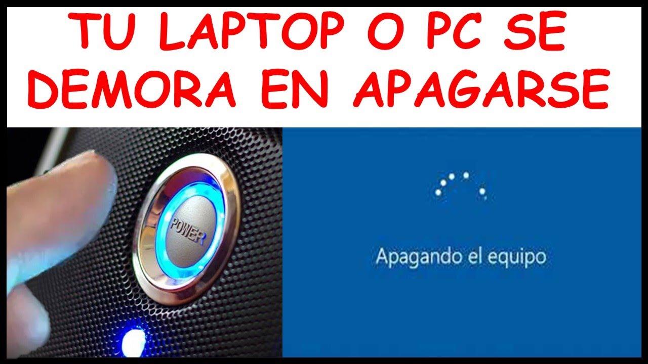 Windows tarda minutos en apagar