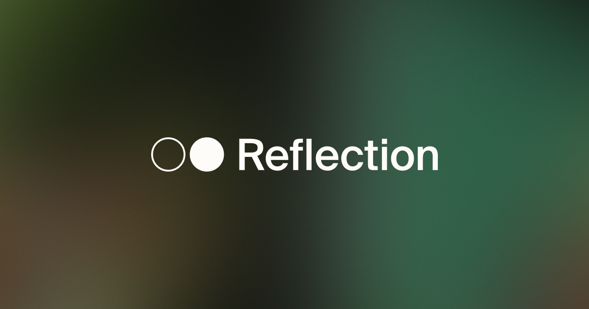 Ilustración sobre Reflection AI