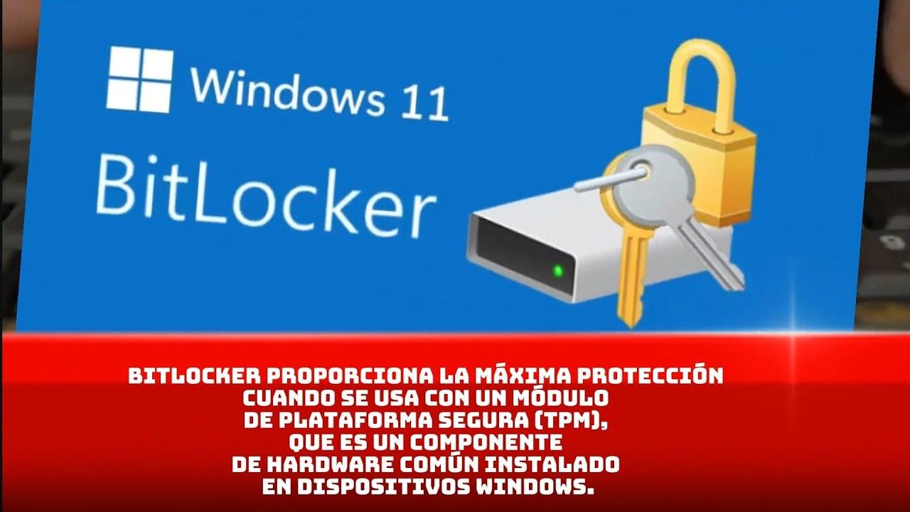 Ilustración de BitLocker en Windows