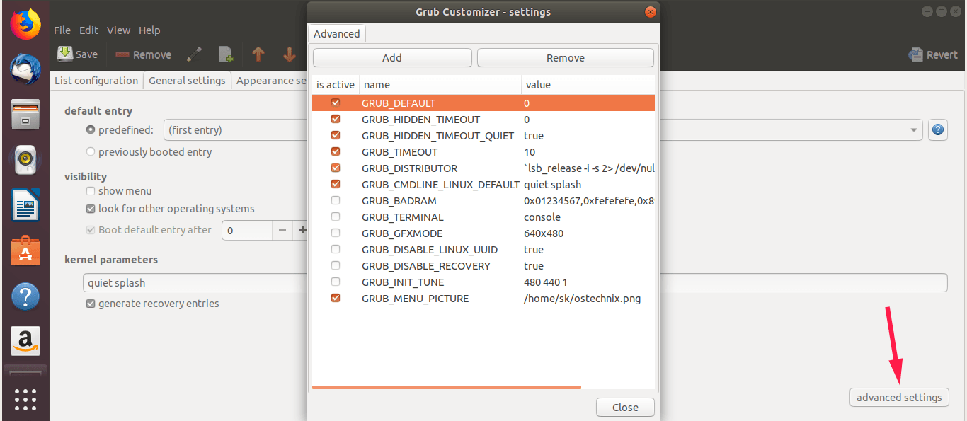 Esquema del proceso de arranque con GRUB