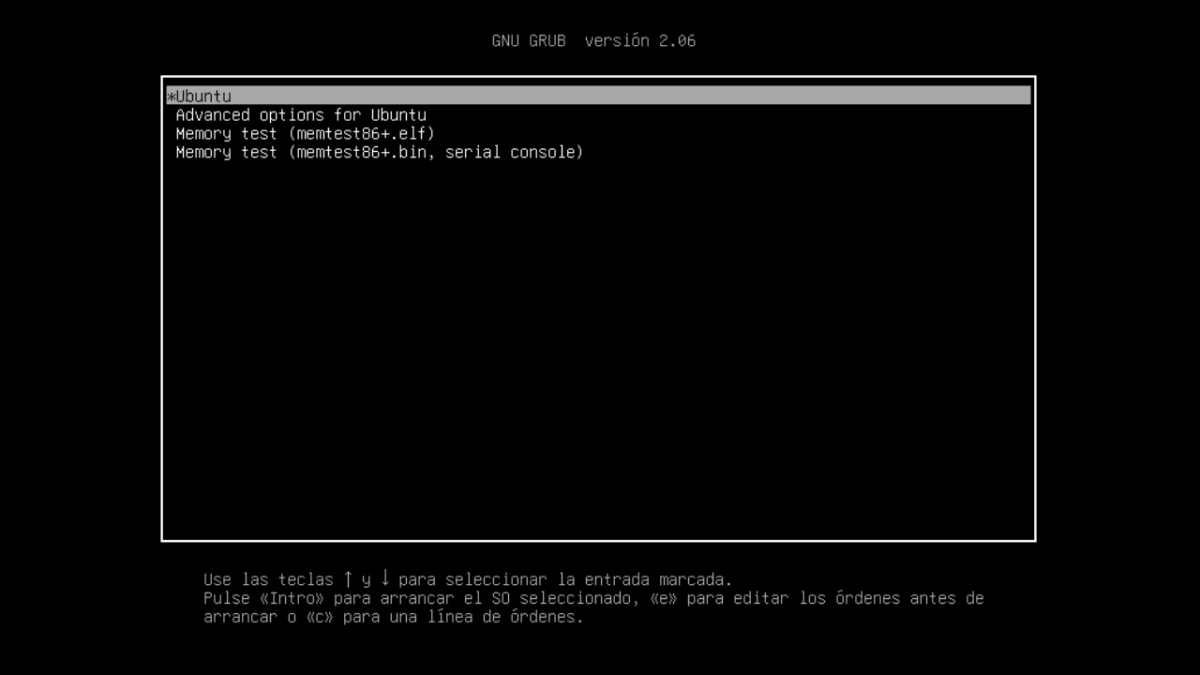 Ilustración general sobre GRUB