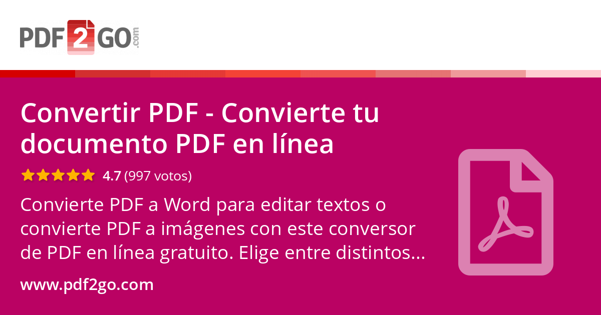 Interfaz online para editar PDF
