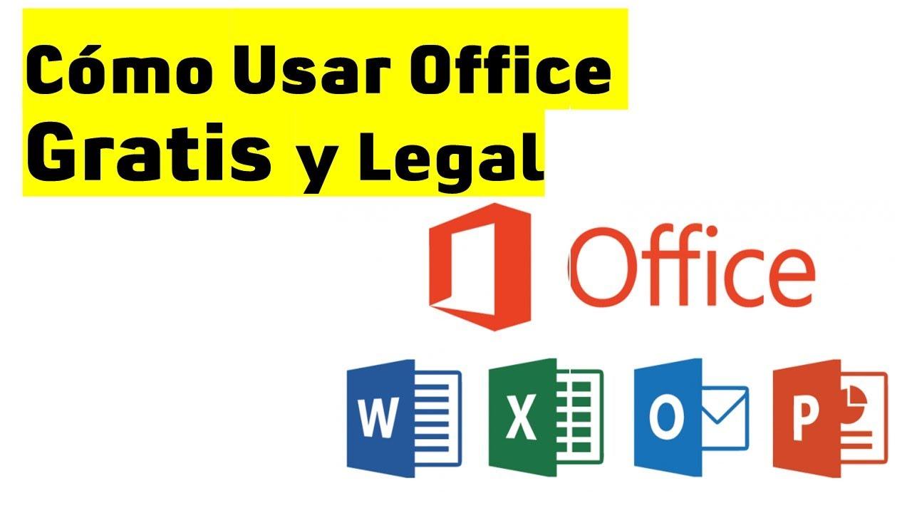 Opciones legales para usar Office