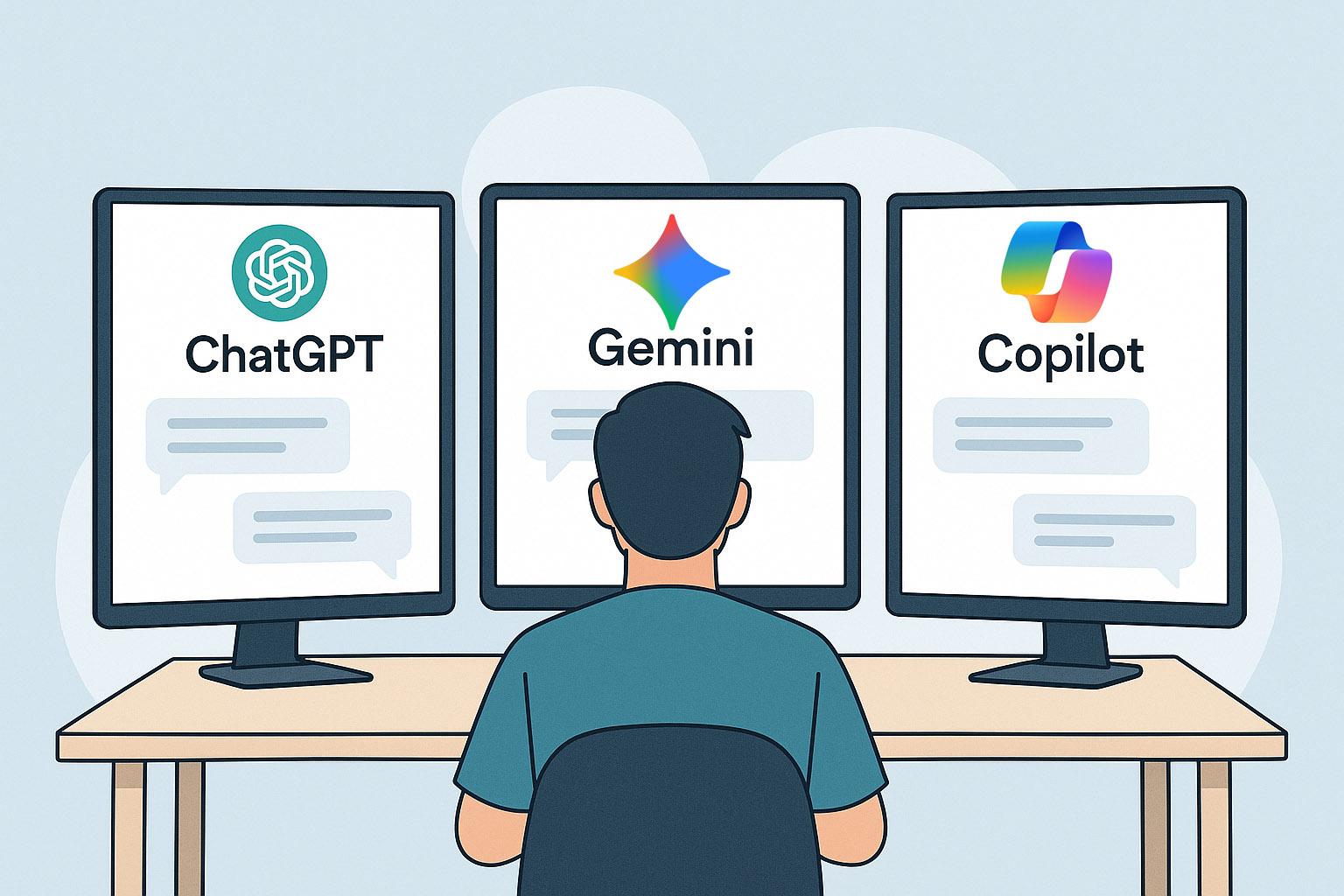 ChatGPT Gemini Copilot empresas