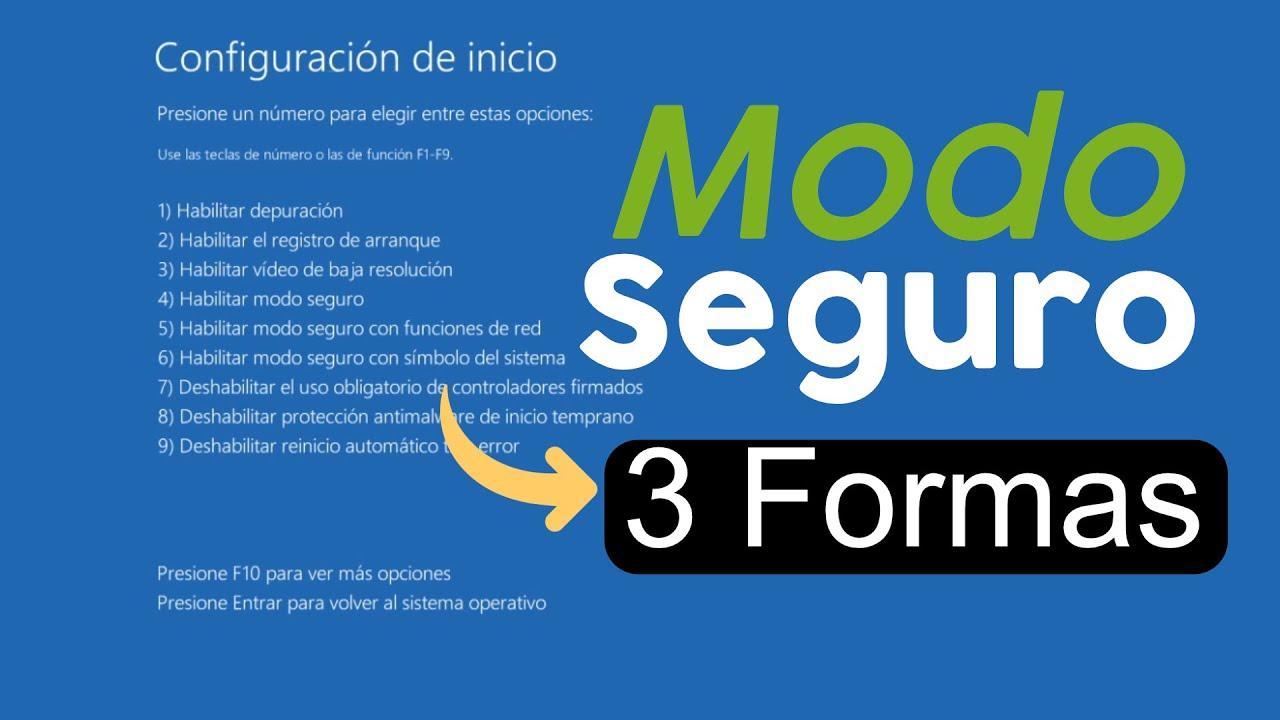 Modo seguro en Windows 11
