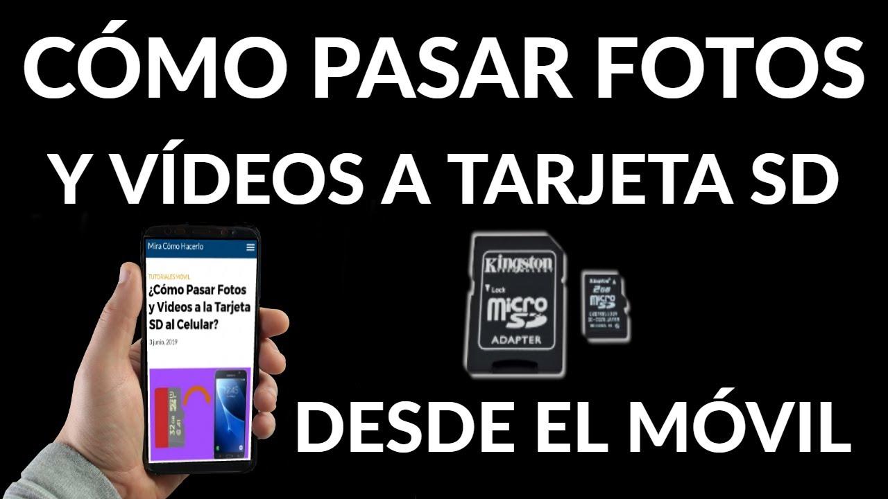 Comprobar almacenamiento antes de pasar fotos a microSD