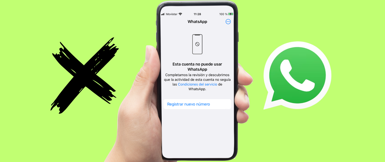 motivos de suspensión de cuenta de WhatsApp