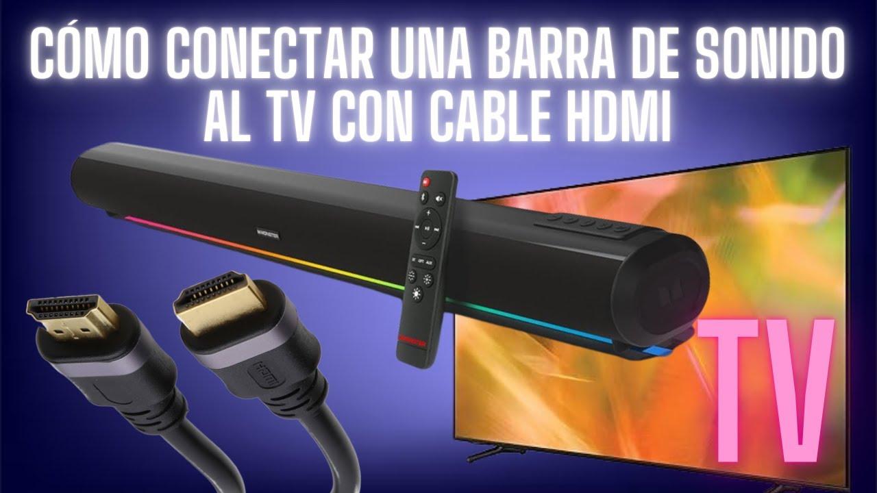 barra de sonido conectada por HDMI detectada como monitor
