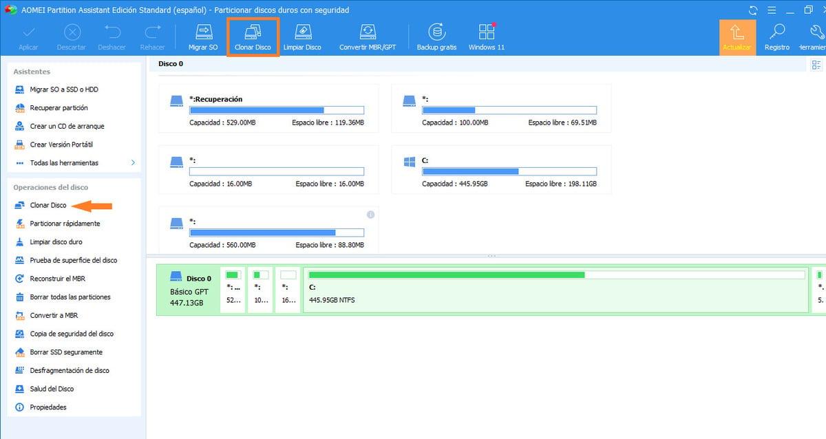 Clonar disco duro a SSD