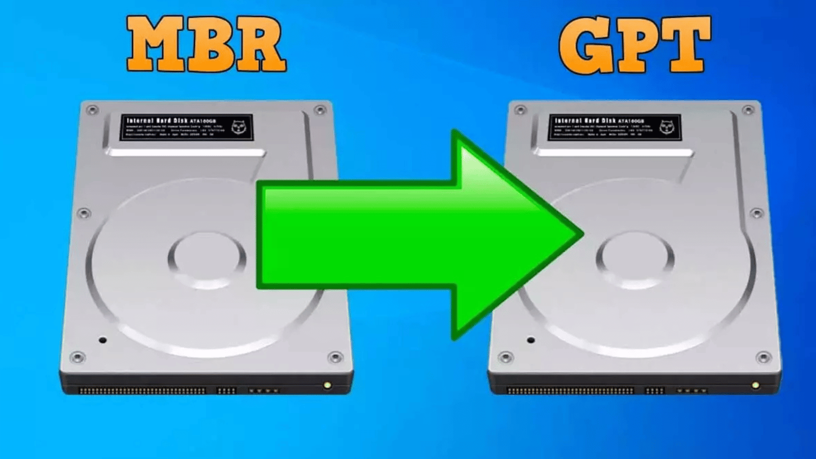 Conversión de disco de MBR a GPT