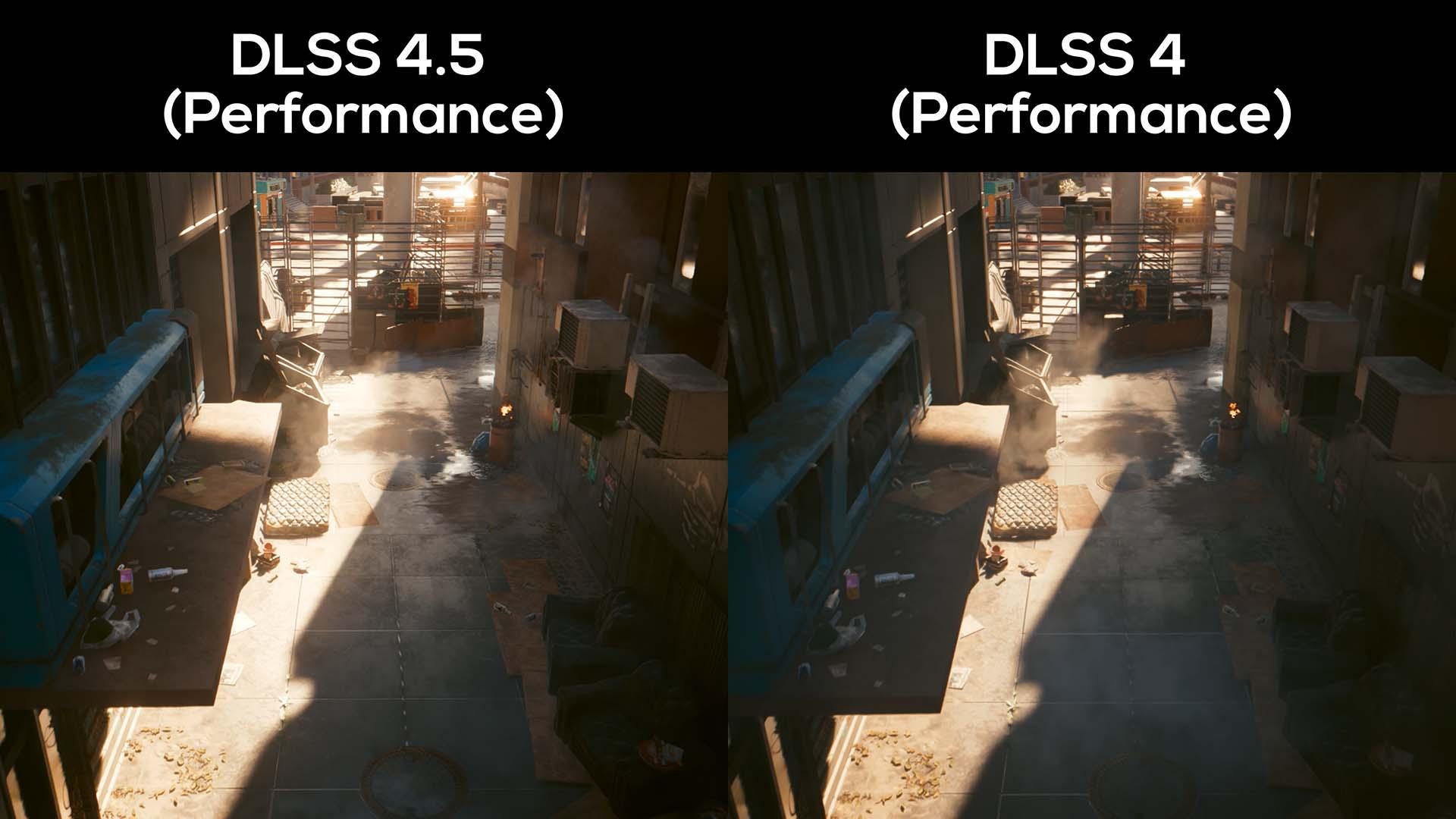 Comparativa DLSS 4.5 vs DLSS 4
