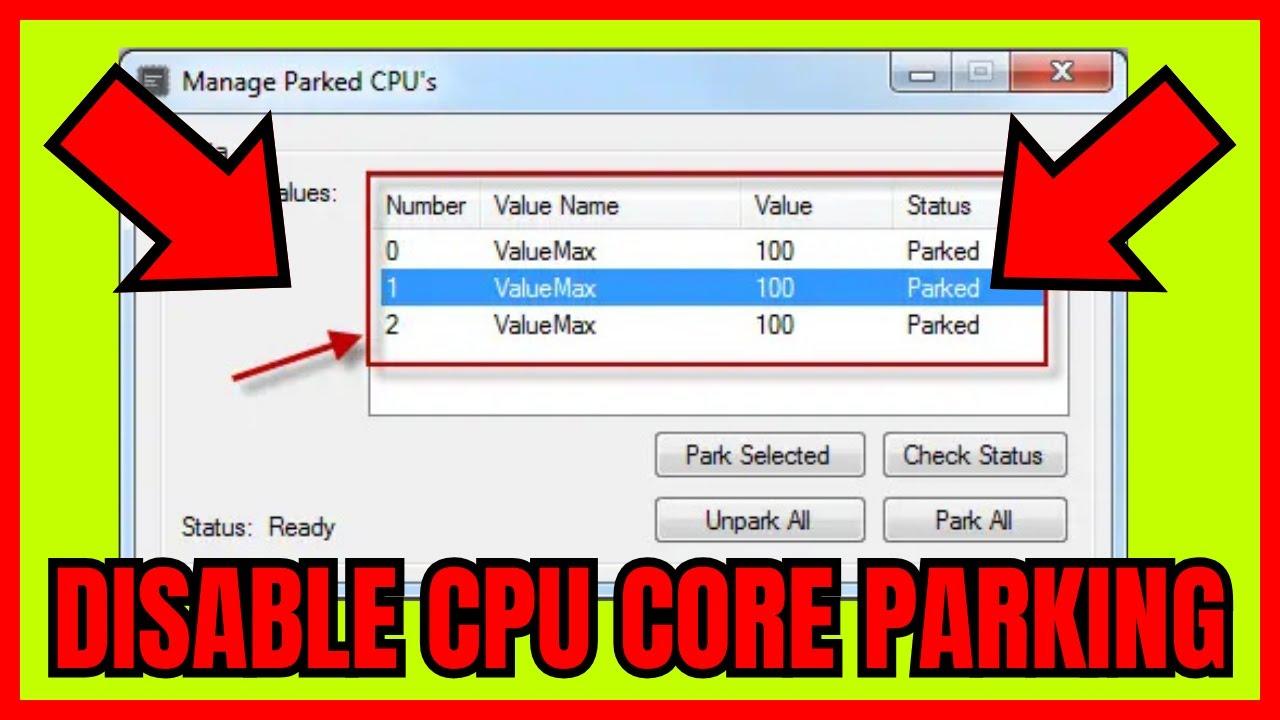 Funcionamiento del core parking