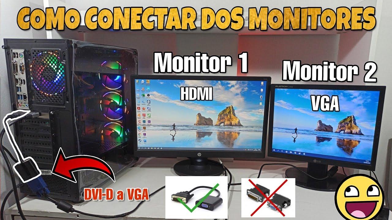 Configurar dos monitores en un PC