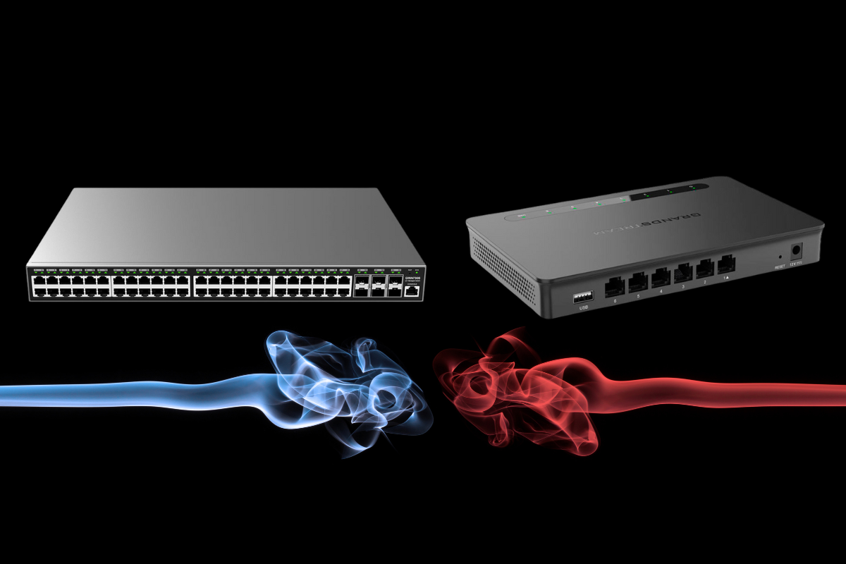 Dispositivos de red: router módem y switch