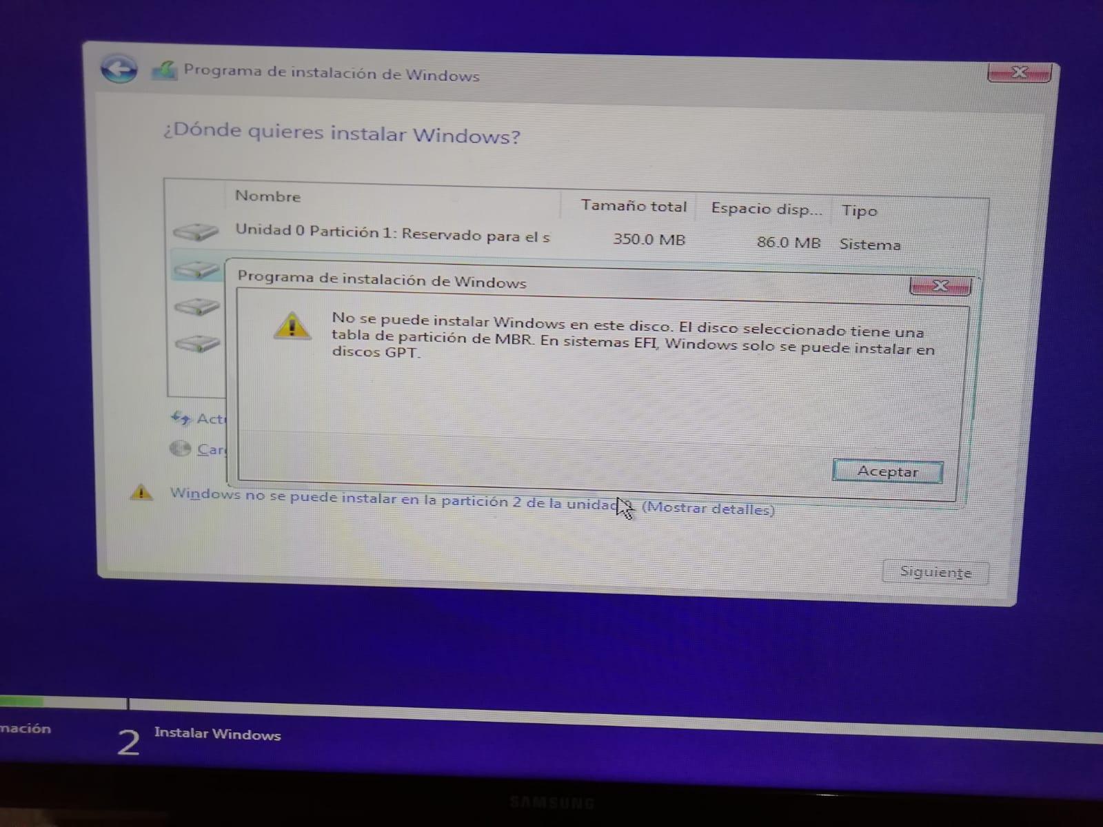 problemas al instalar software en el ordenador