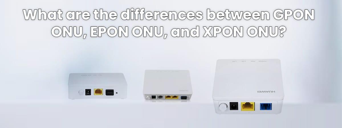 Red óptica pasiva GPON y EPON