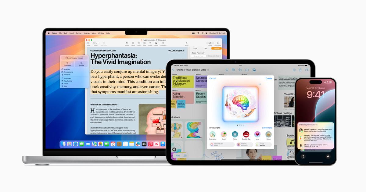 Apple Intelligence inteligencia artificial en Apple