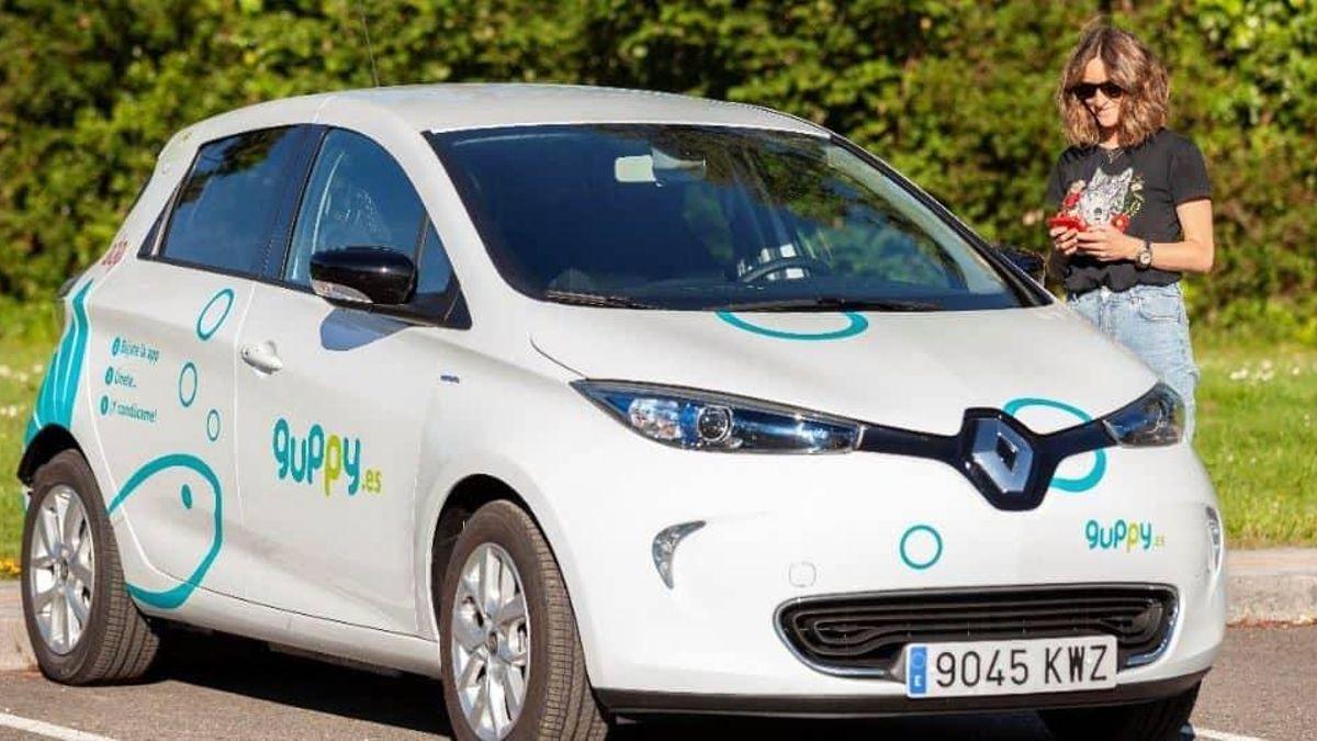 Servicio de carsharing eléctrico guppy Servicio de carsharing eléctrico guppy