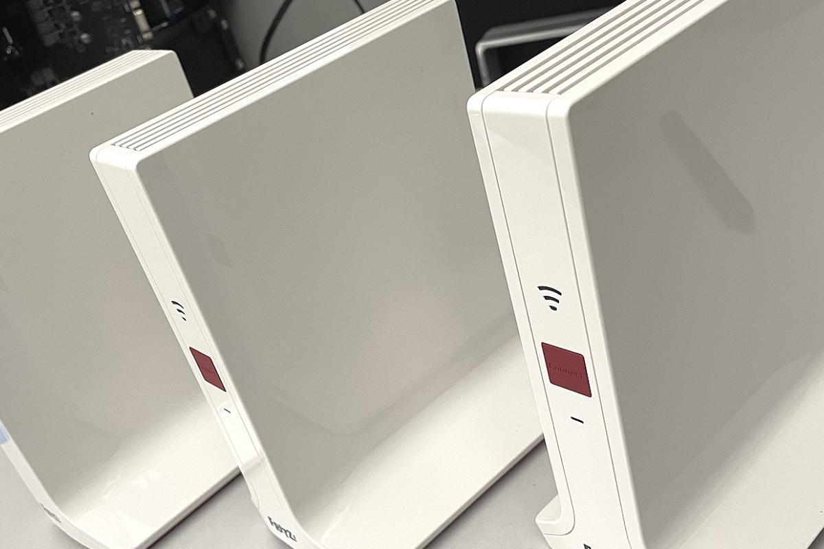 router avm fritzbox en salón