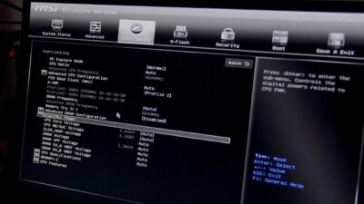 optimización BIOS