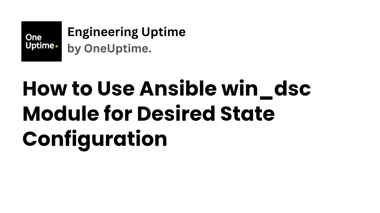 Automatización de servidores Windows con DSC y Ansible