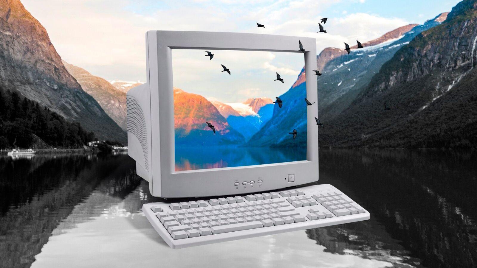 Escritorio con apariencia de Windows 7