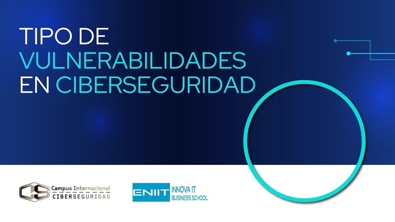 tipos de vulnerabilidades de ciberseguridad