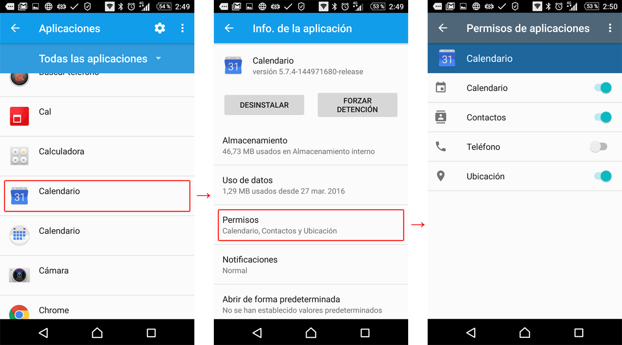 gestor de permisos en android gestor de permisos en android