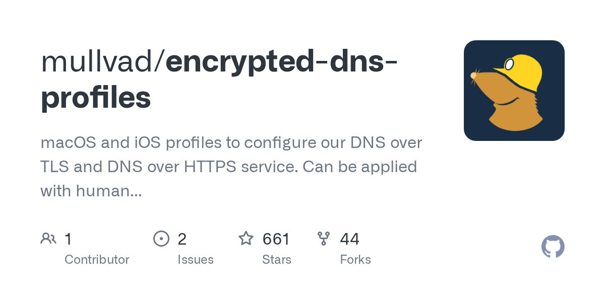 Configuración DNS Mullvad