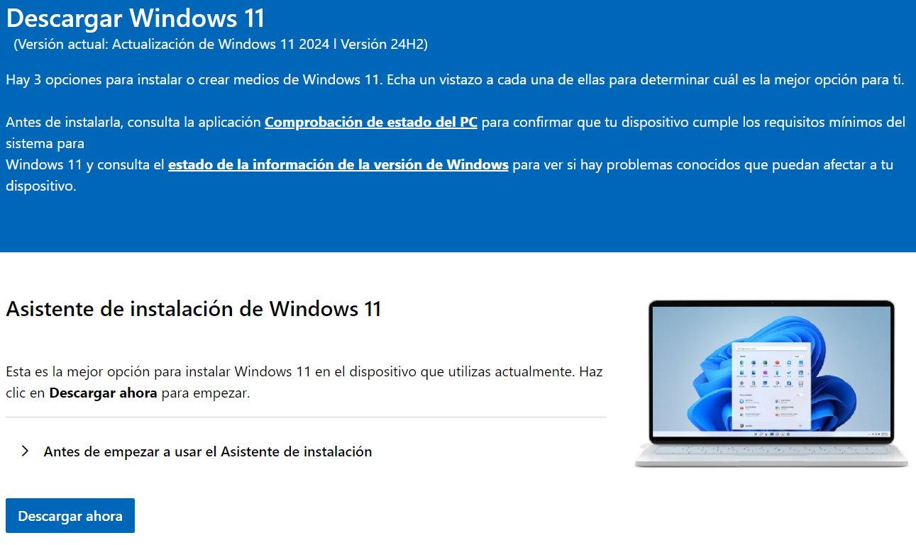 Requisitos de Windows 11 en equipos antiguos