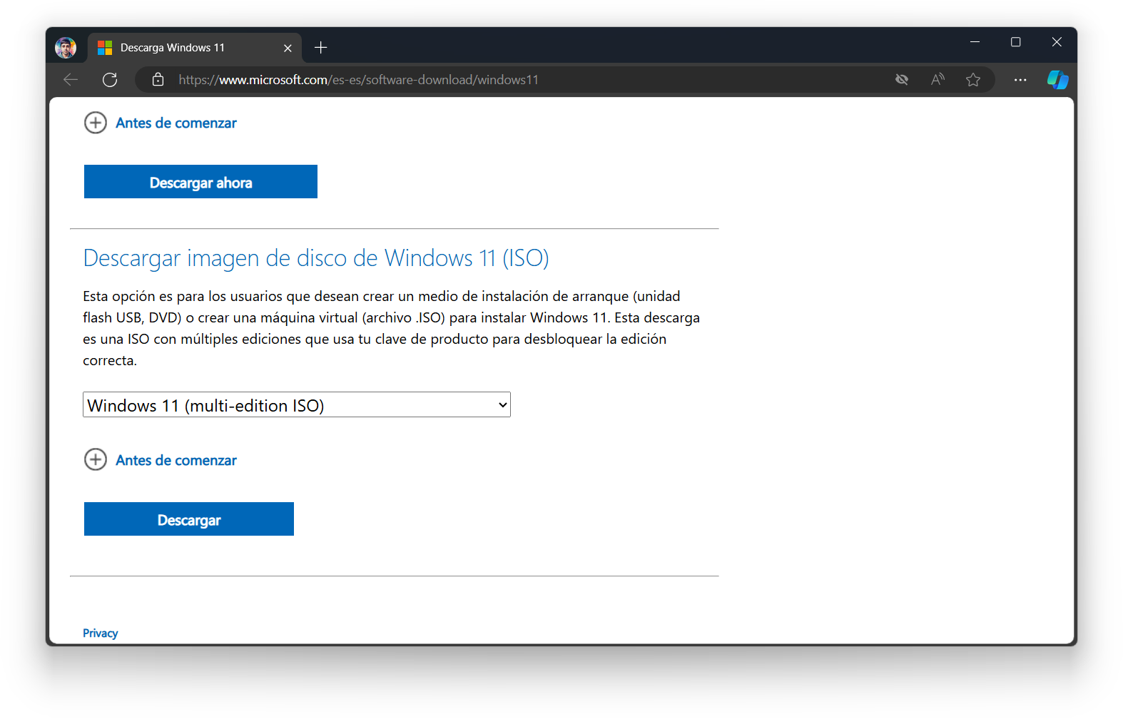 Asistente de instalación de Windows 11 Asistente de instalación de Windows 11