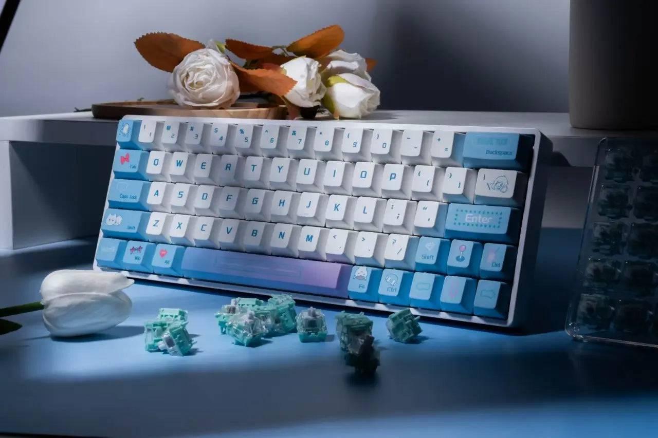 Componentes de un interruptor magnético de teclado