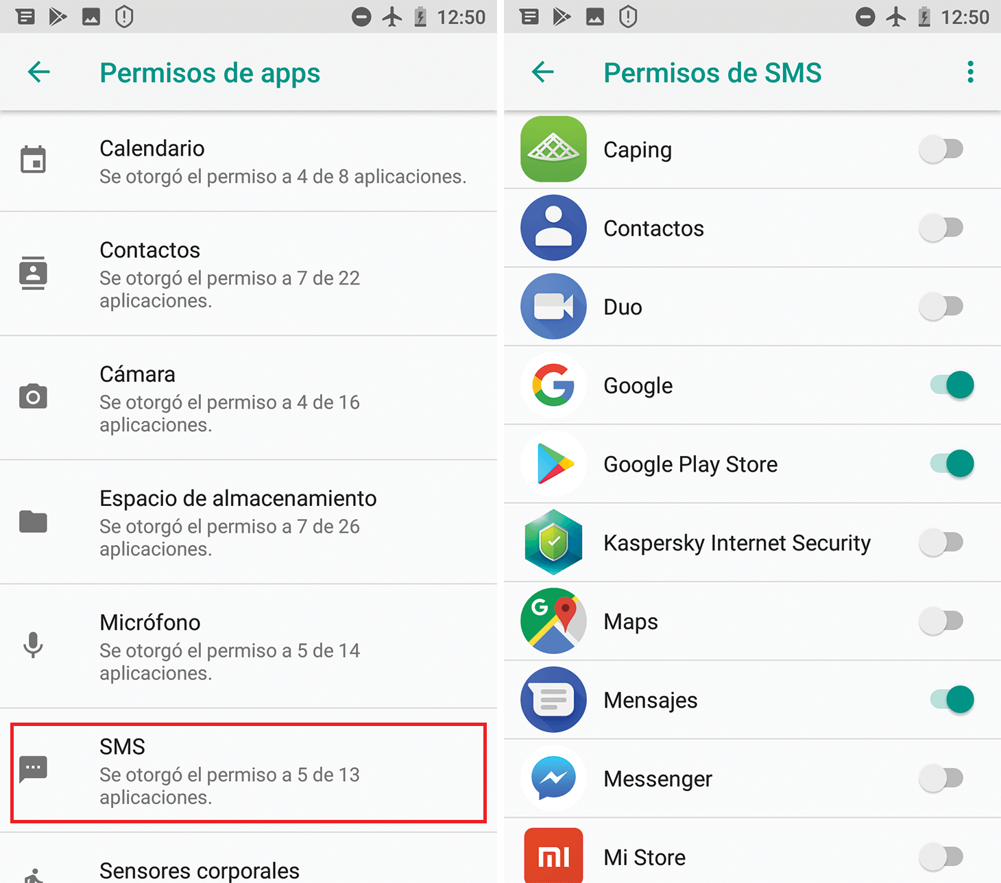 Políticas de seguridad