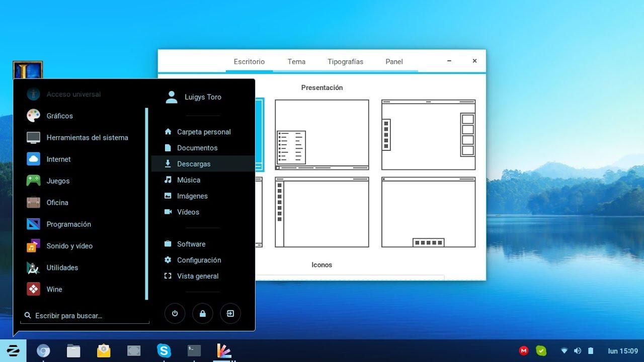 Personalización de Zorin OS
