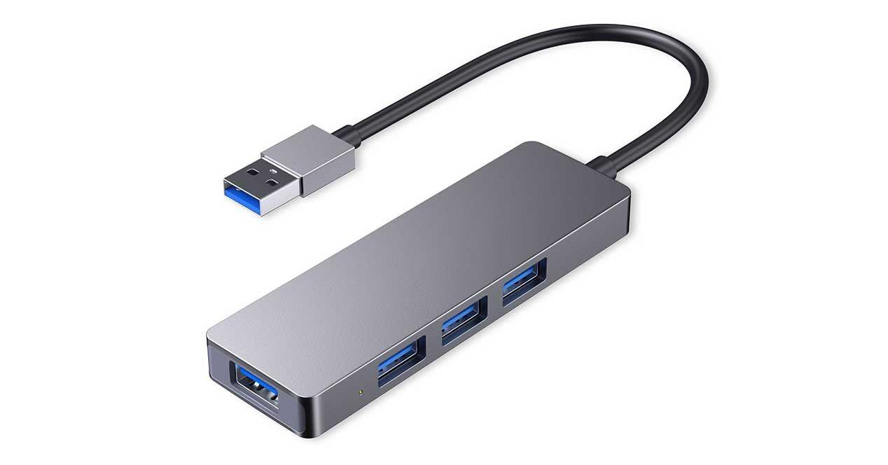 hubs USB activos y pasivos