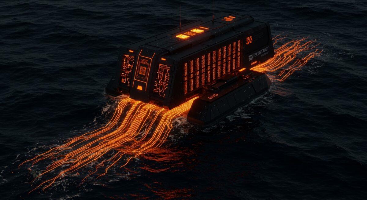 Plataforma tecnológica flotante