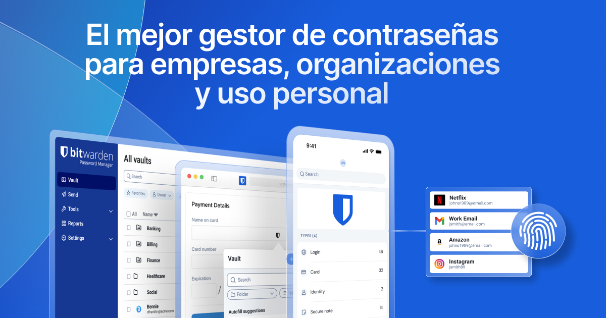 Gestores de contraseñas
