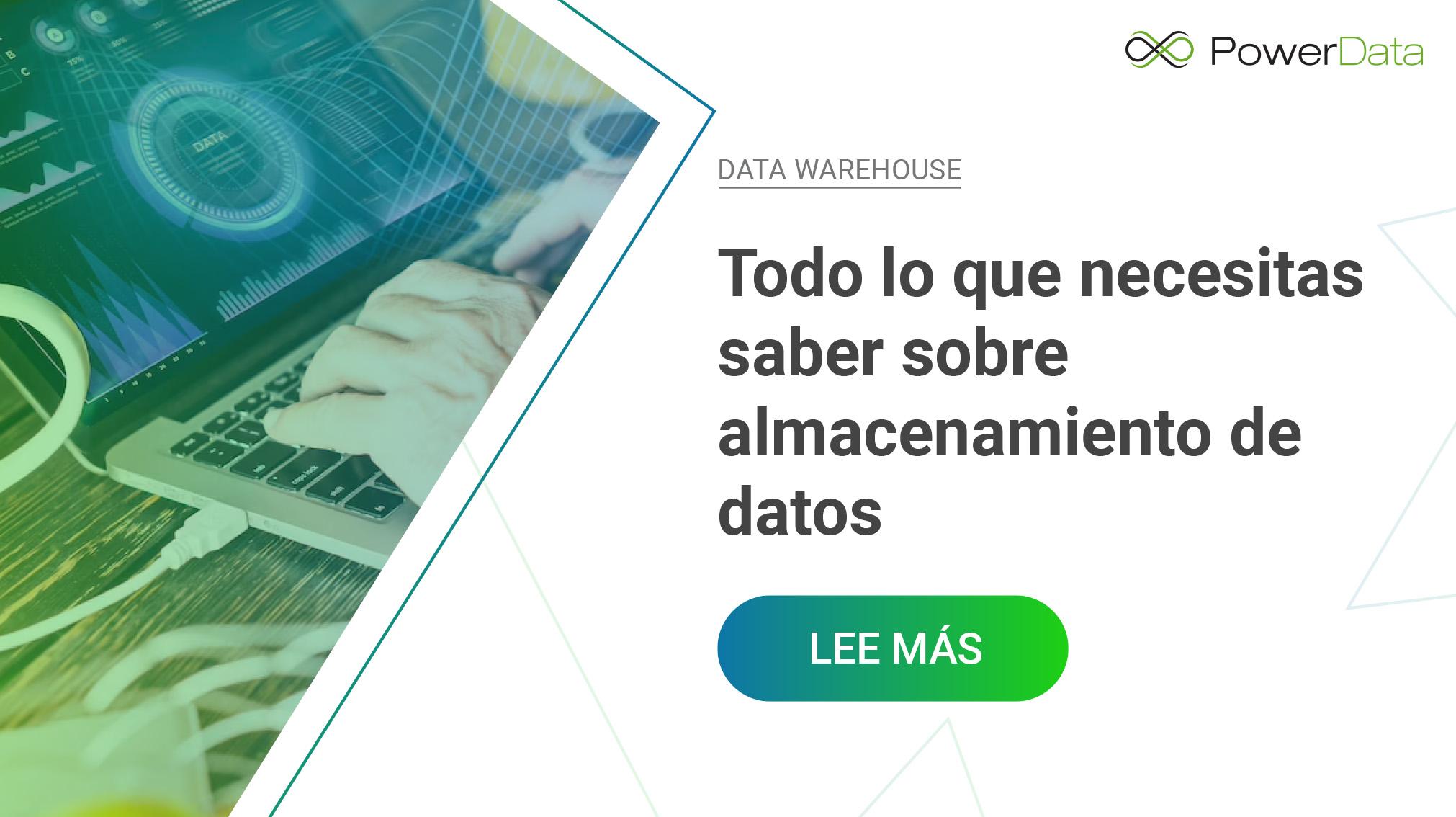Herramientas de Data Warehouse Almacenamiento de datos