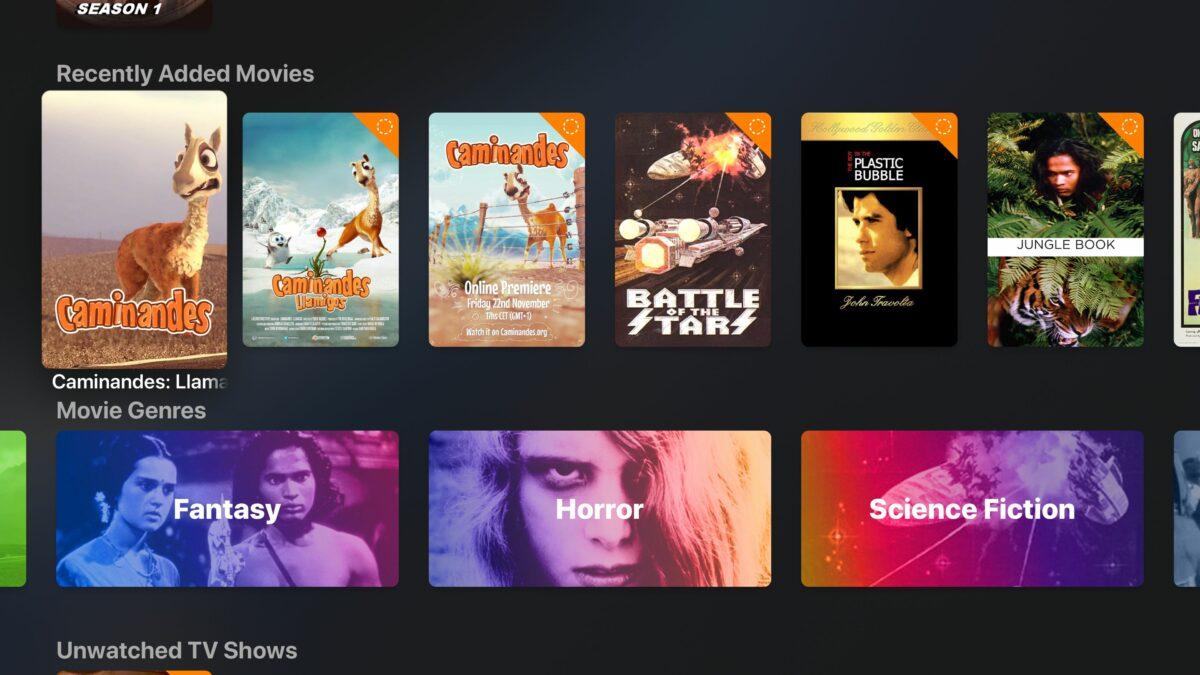 Interfaz servidor multimedia