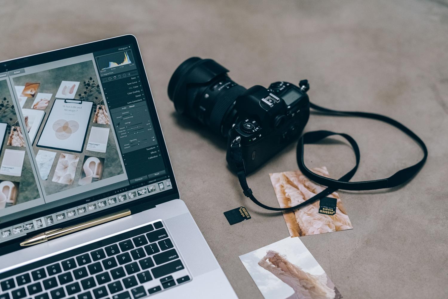 Equipo de fotografía profesional y portátil para la gestión técnica de bibliotecas de imágenes