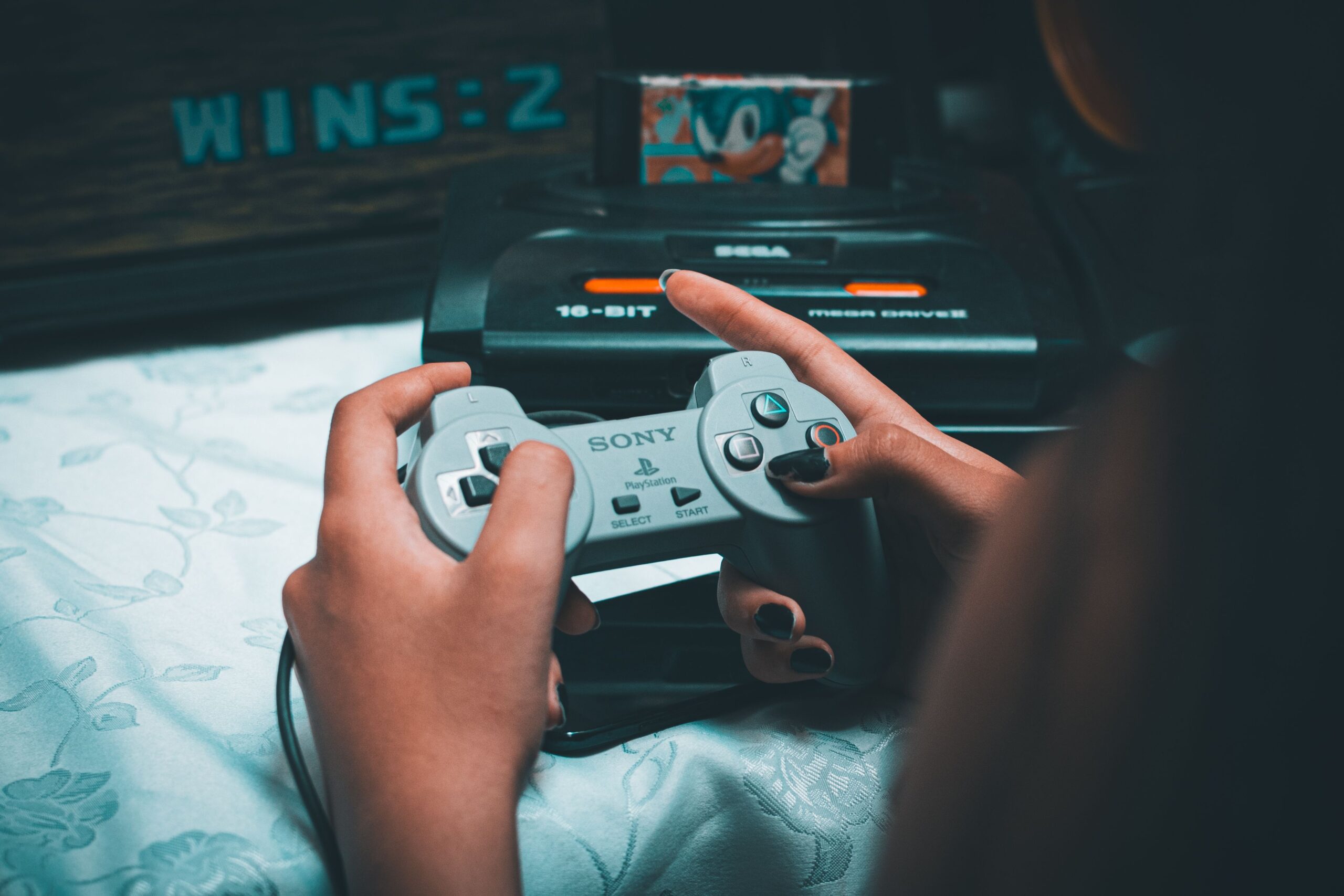 Portátil antiguo convertido en consola retro