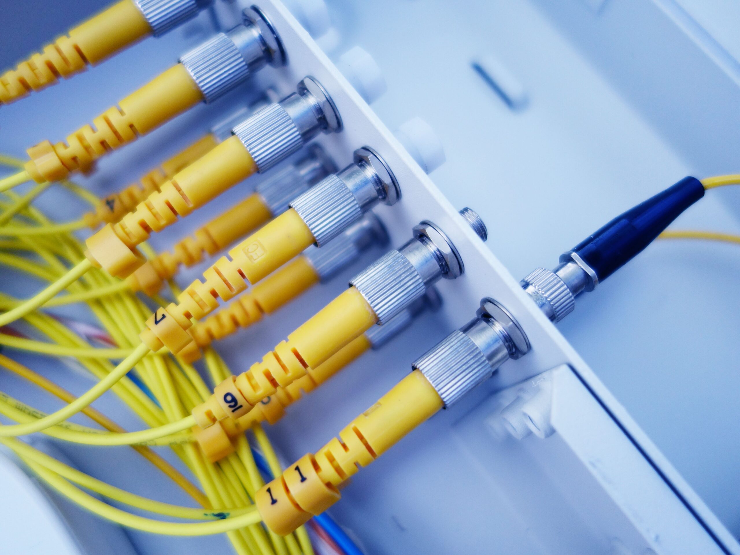Reparación de fibra óptica